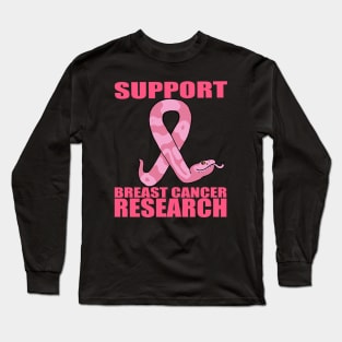 Support Breast Cancer Research, Copperhead Long Sleeve T-Shirt